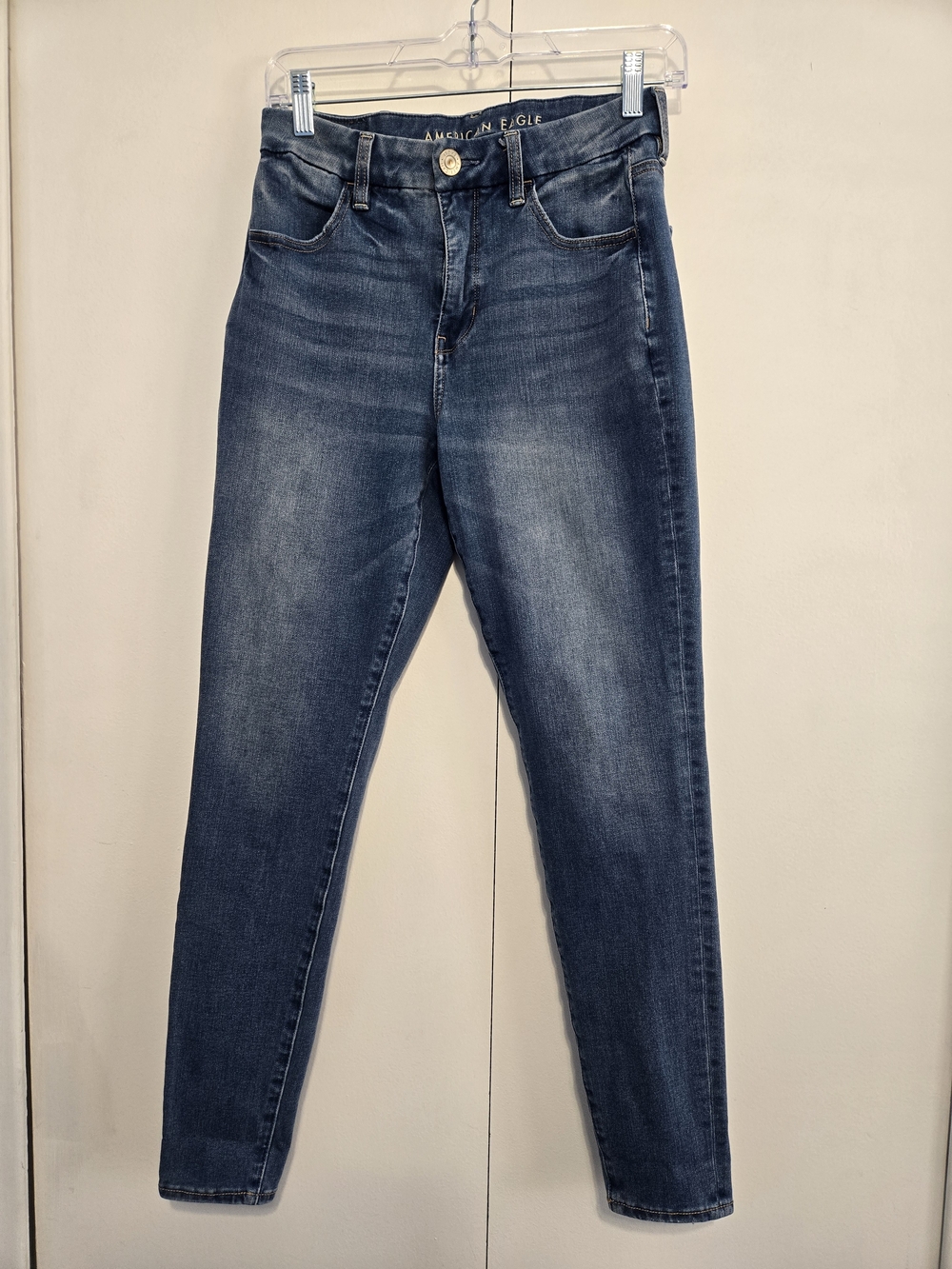 American Eagle Curvy Hi-Rise Jegging Women's Size 6 Medium Wash Jeans